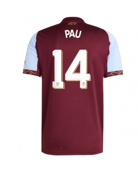 Billige Fotballdrakt Aston Villa Pau Torres #14 Replika Hjemmedrakt 2025-26 Kortermet Billige Fotballdrakt Aston Villa Pau Torres #14 Replika Hjemmedrakt 2025-26 Kortermet
